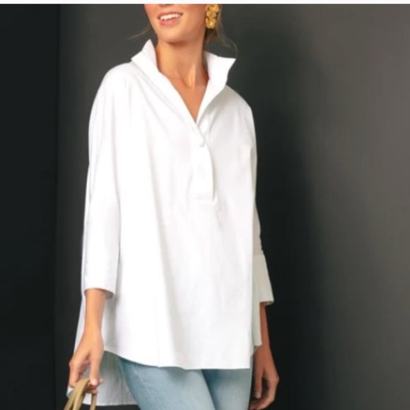Tuckernuck Tops - Tuckernuck Blanc Willow Blouse Sz S #P3